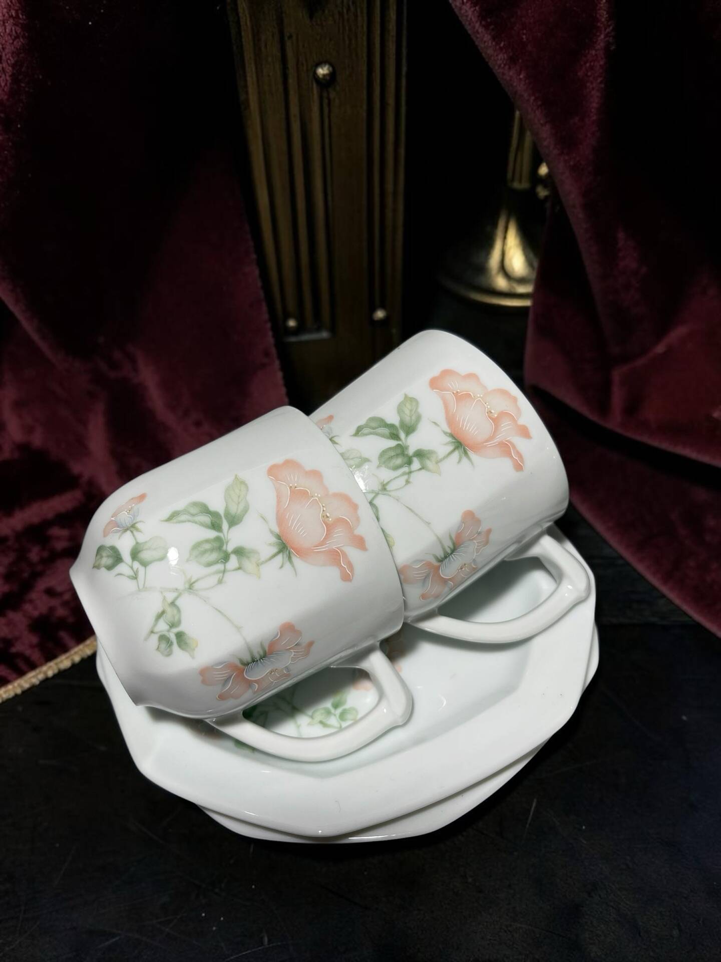 Limoges porcelain coffee service