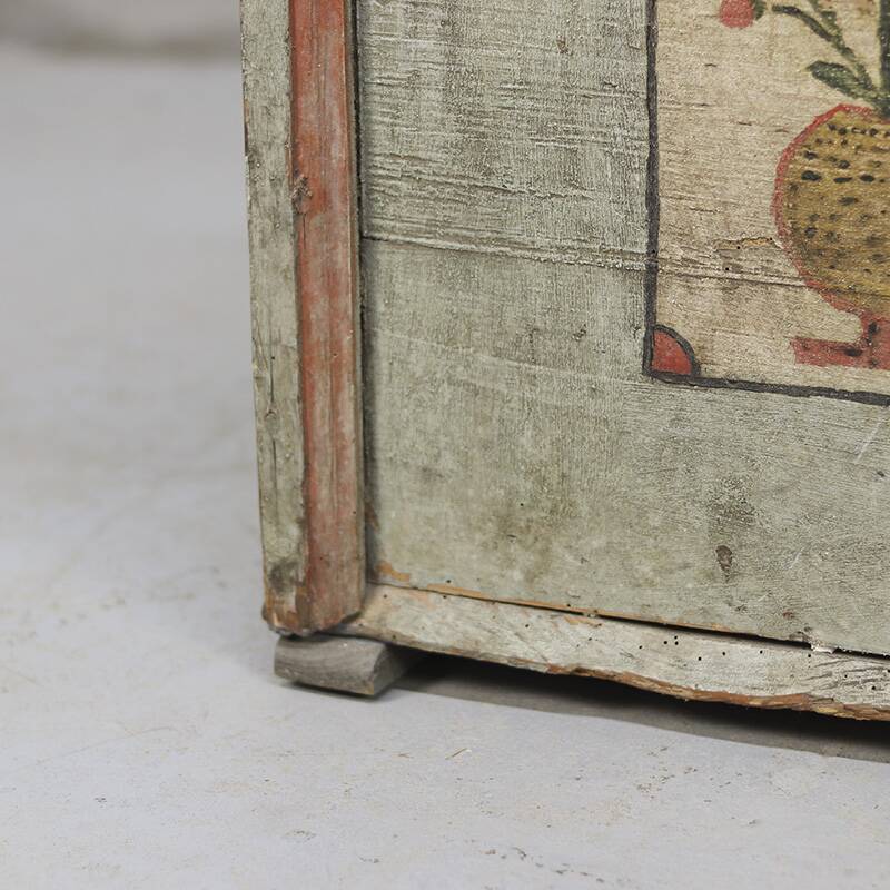 Painted Folk Art Bridal Trunk