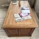 Counter or desk in oak from the 1950s.