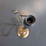 Twisted gold lamp base