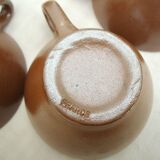 Set 6 cups or sandstone bowls