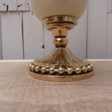 Brass and ceramic lamp