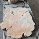 Burnt wood coffee table