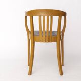 Fauteuil vintage allemand – Jaune moutarde et vert des années 1950 – Style Mid-Century