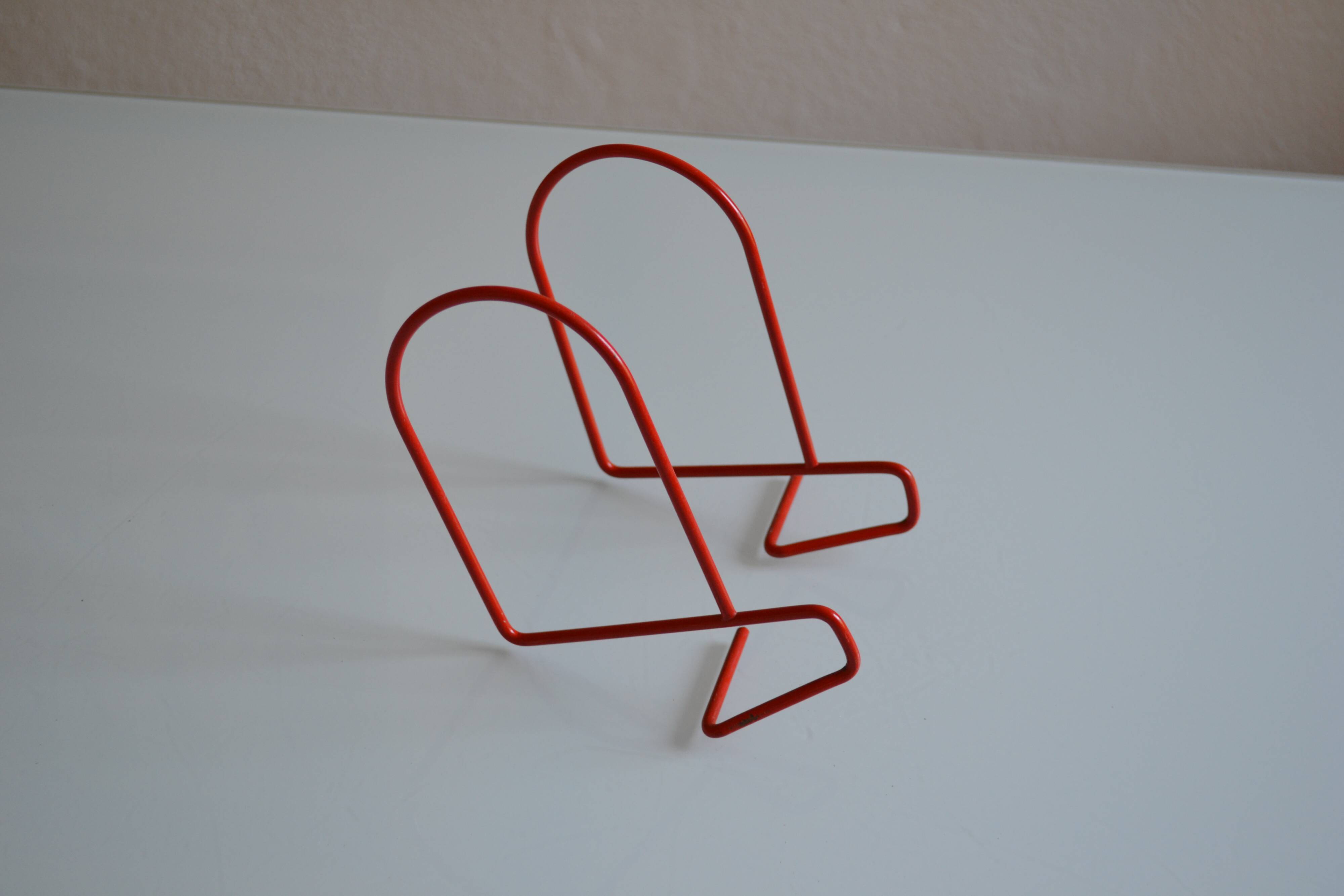 Paire de serre livres minimaliste années 80