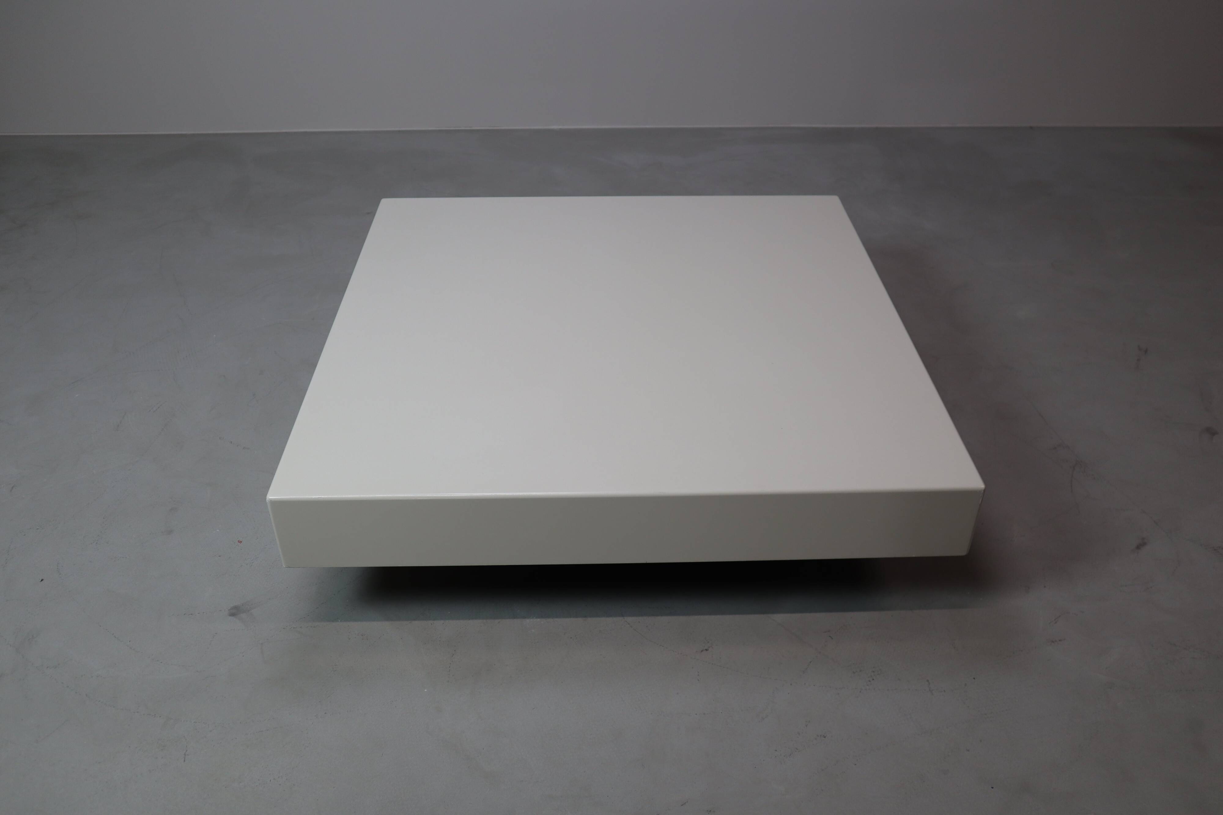 Sleek vintage minimalist coffee table