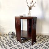 Art deco mahogany side table