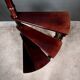 Library Staircase in Stained Beech – 20th Century