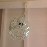 Bubbled glass bell lamp vintage 60s-70s