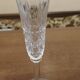 Champagne flute in St Louis crystal, Tarn model, signed.