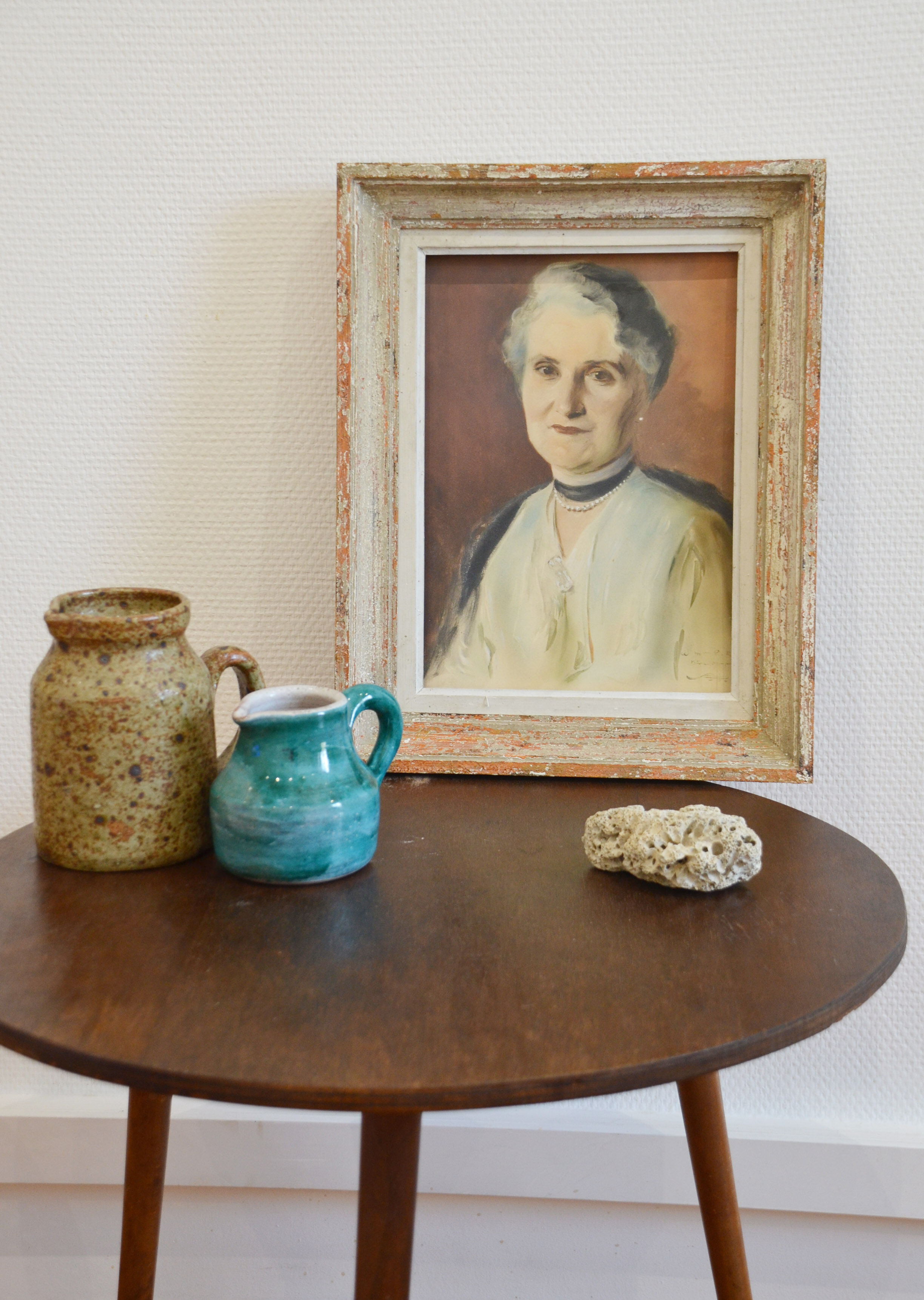 Oil portrait old woman 1939