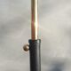 1950 floor lamp with ball head and magazine holders brass ball fasteners