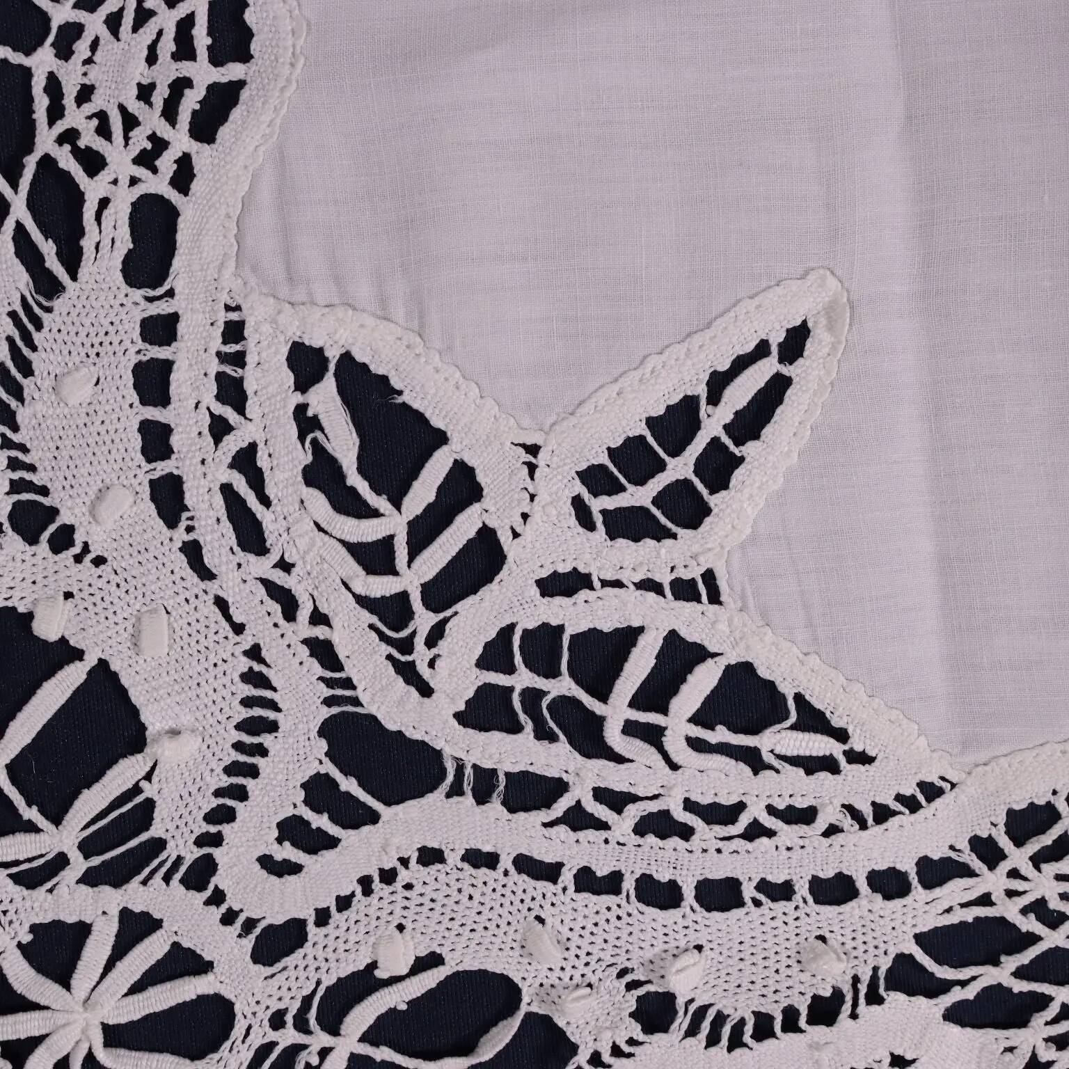 Linen table runner, Italy, 20th century
