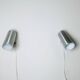 Cylindrical C-1582 Metallic Wall Lamps By Raak Amsterdam, The Netherlands 1960S