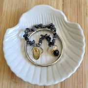 Vintage set of 4 shell-shaped bowls