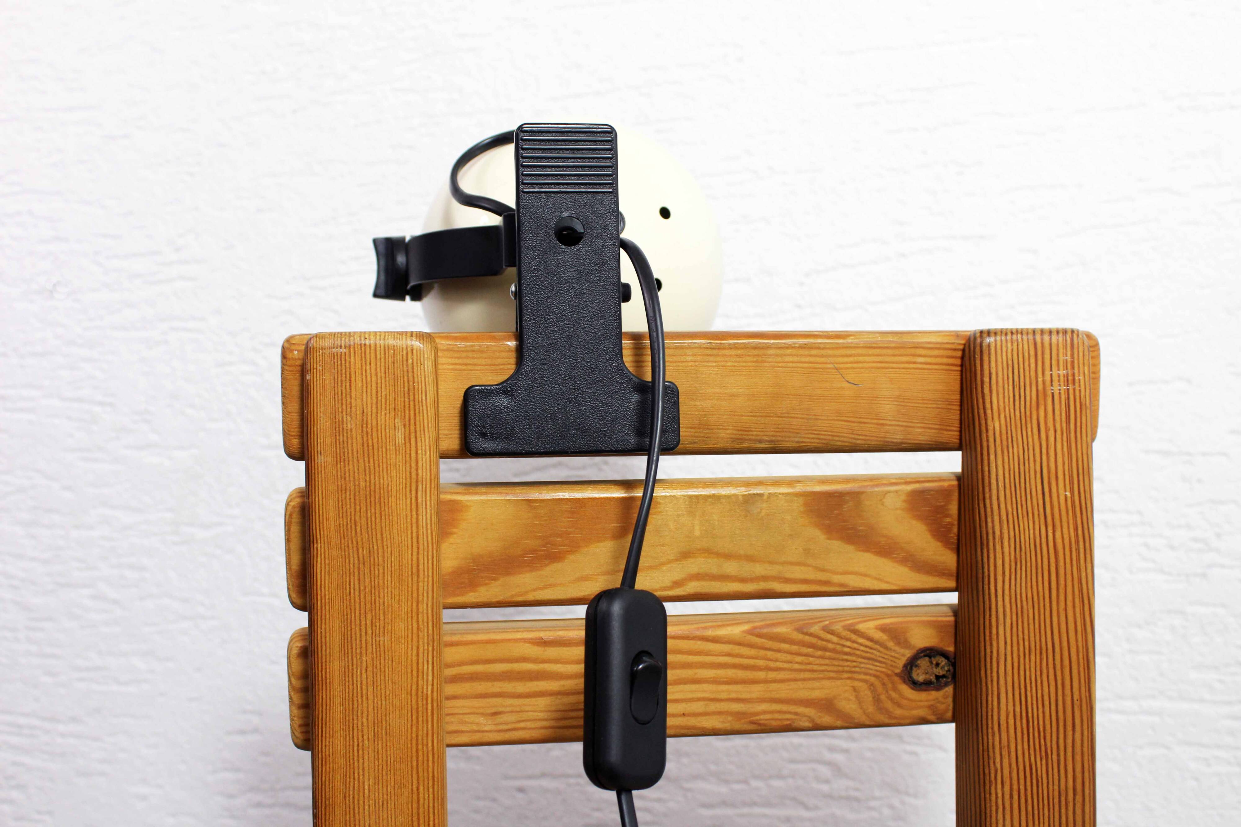 Eye ball clamp wall lamp 1970