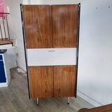 Meuble buffet formica bi couleur 1970