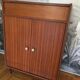 Vintage shoe cabinet
