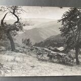 Photo silver sheepfold mountain Bernard Darot XXth