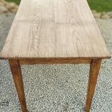 Solid oak farmhouse table 80x185
