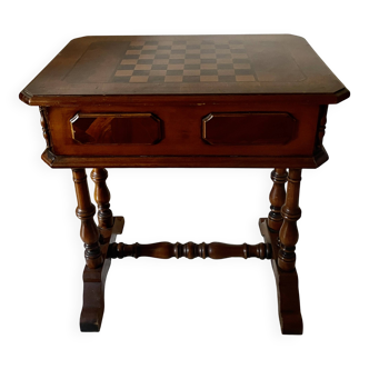 Small chess table from the 1950s, France.