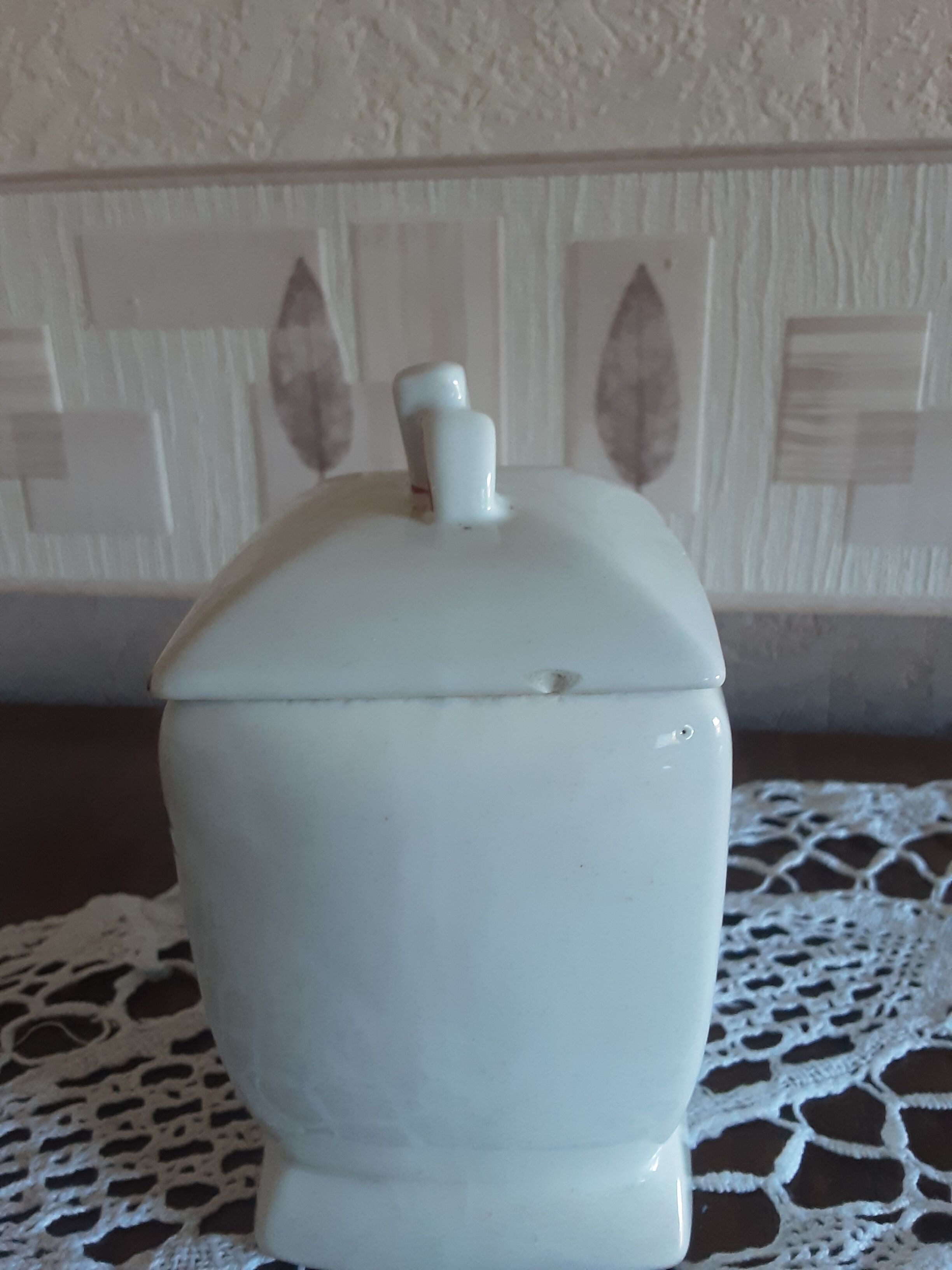 Ancient porcelain tea pot