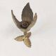 Brass flower candle holder