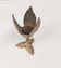 Brass flower candle holder