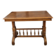 Serving table with mechanism