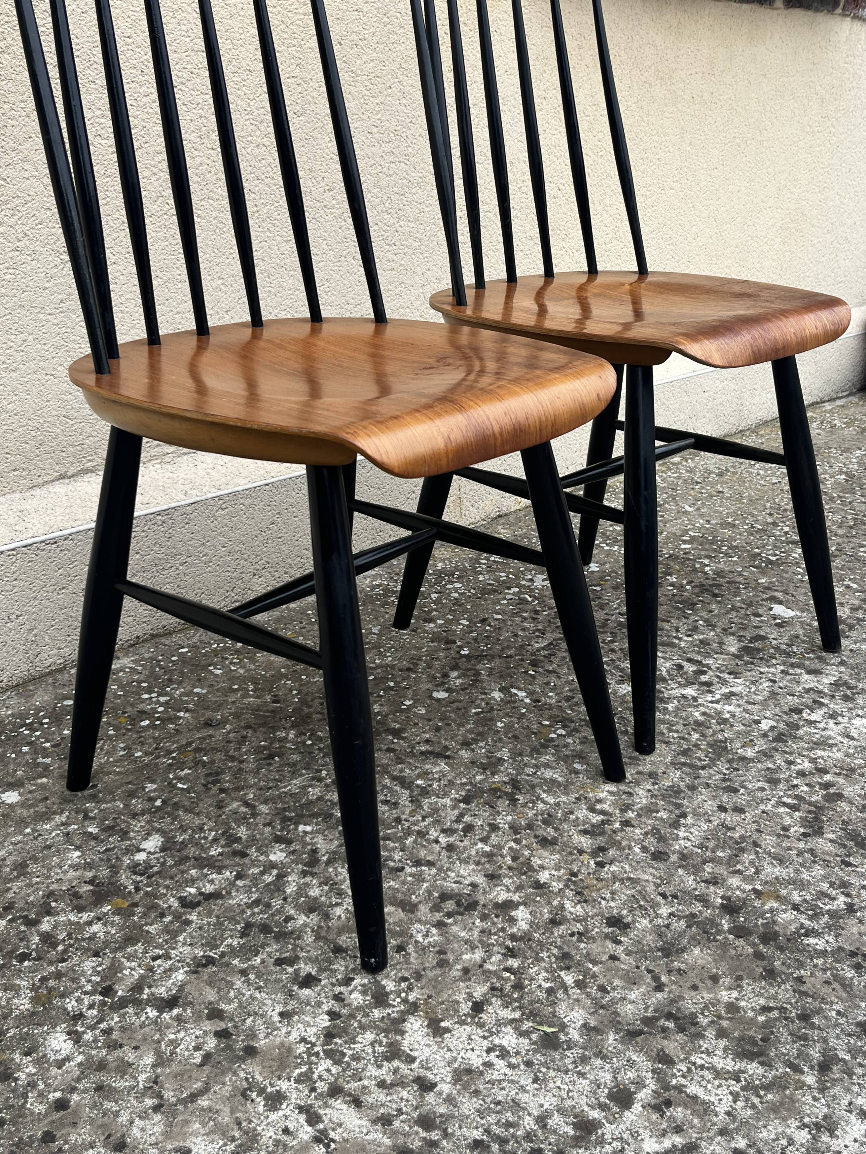2 Fanett Scandinavian Chairs by Ilmari Tapiovaara