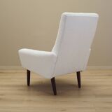 White armchair, Danish design, 1970s, production: Denmark