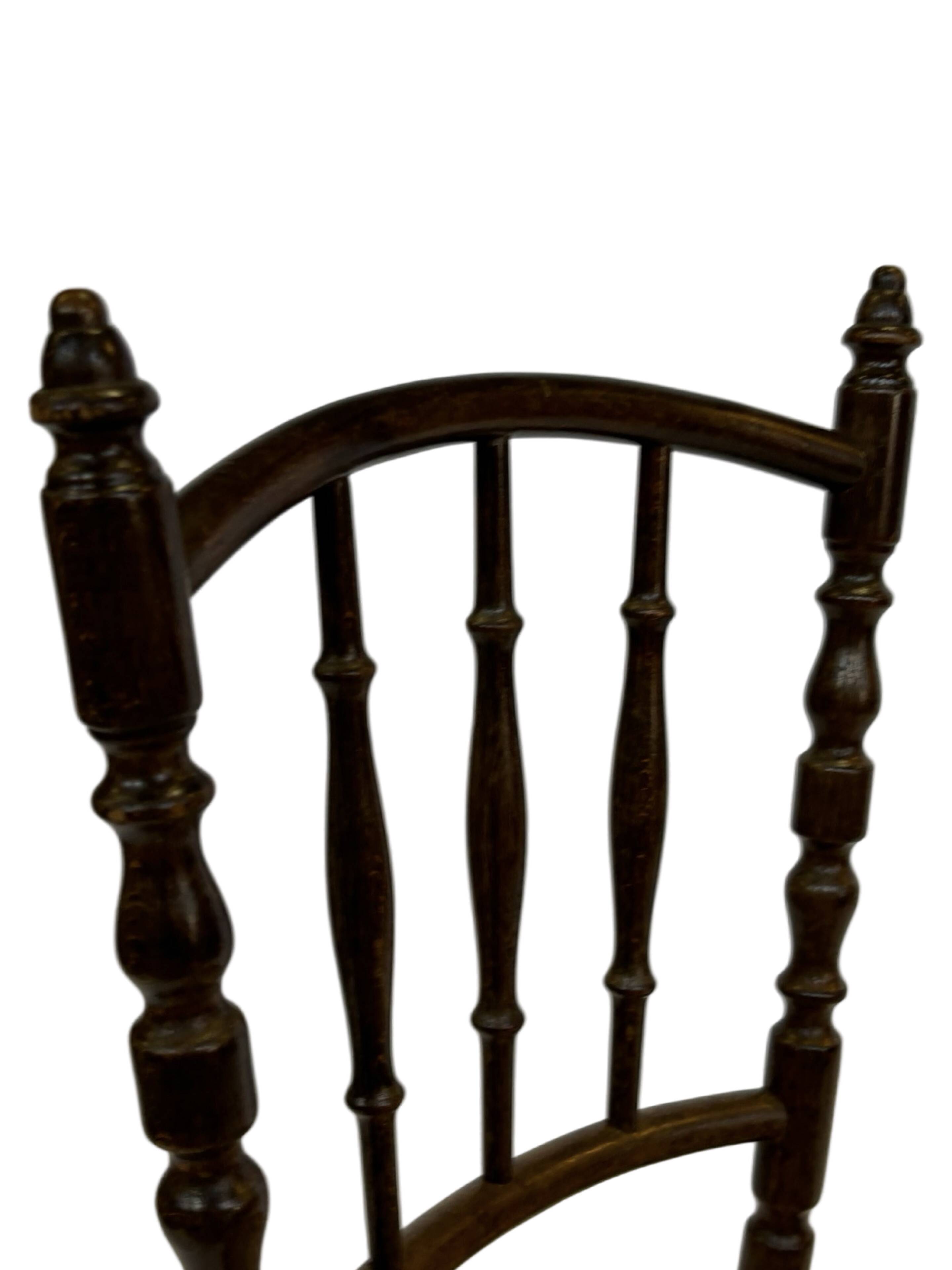 Thonet dining chair model 232, circa 1930 - dining chair with webbing seat