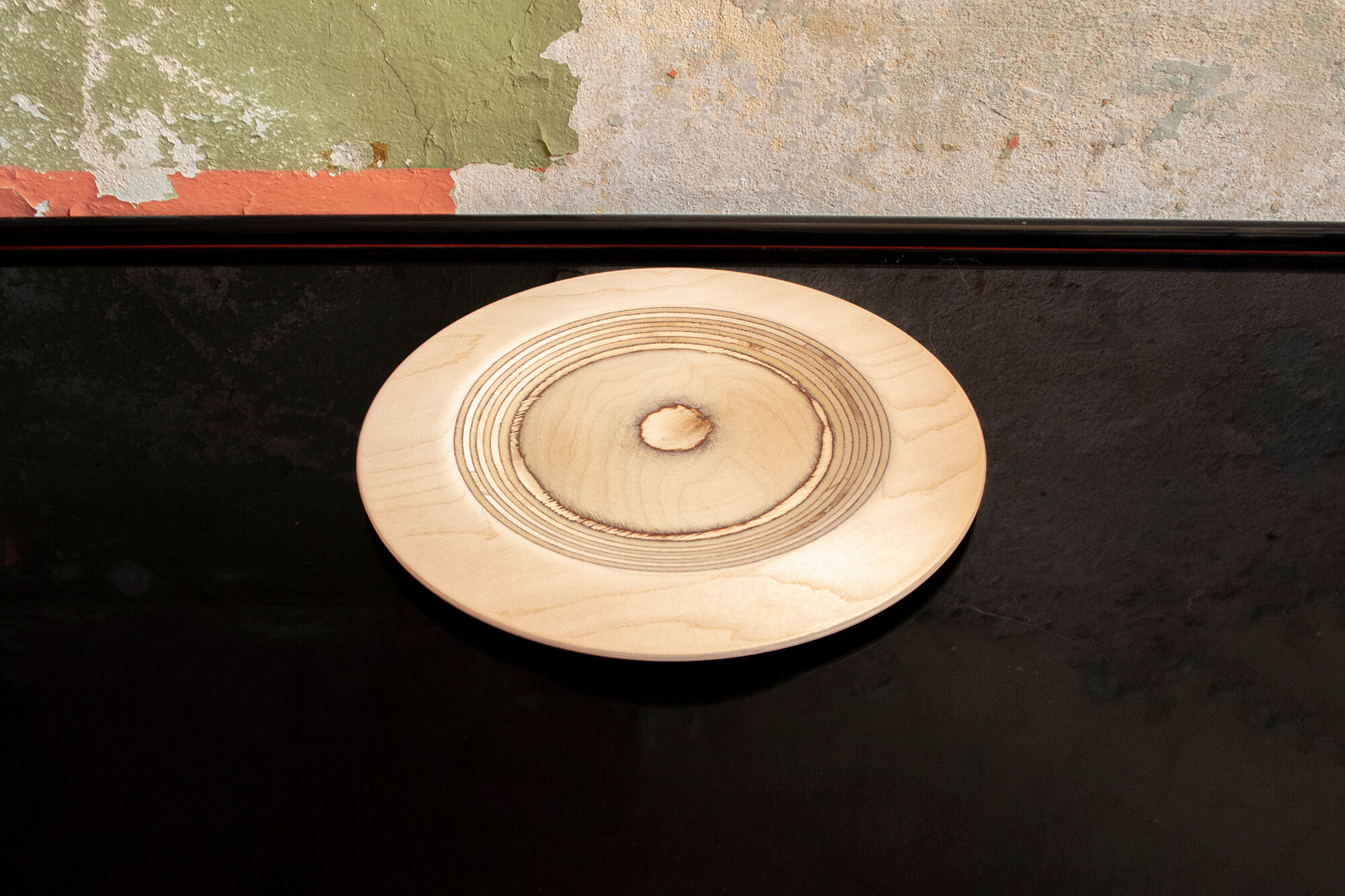 Set of birch wood plates by Eero Saarinen for Keuruu 60s