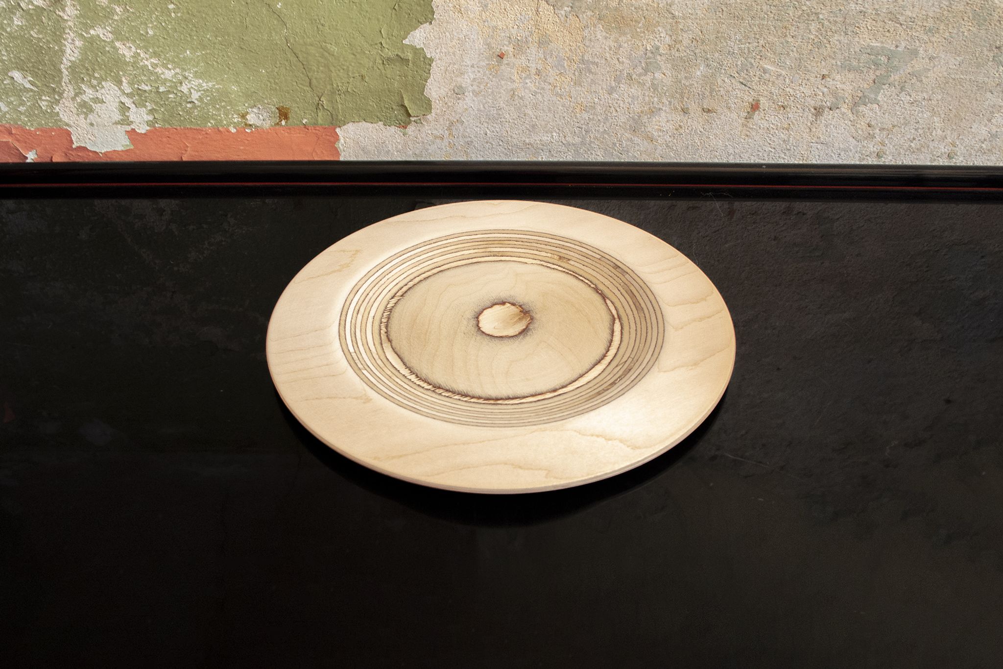 Set of birch wood plates by Eero Saarinen for Keuruu 60s