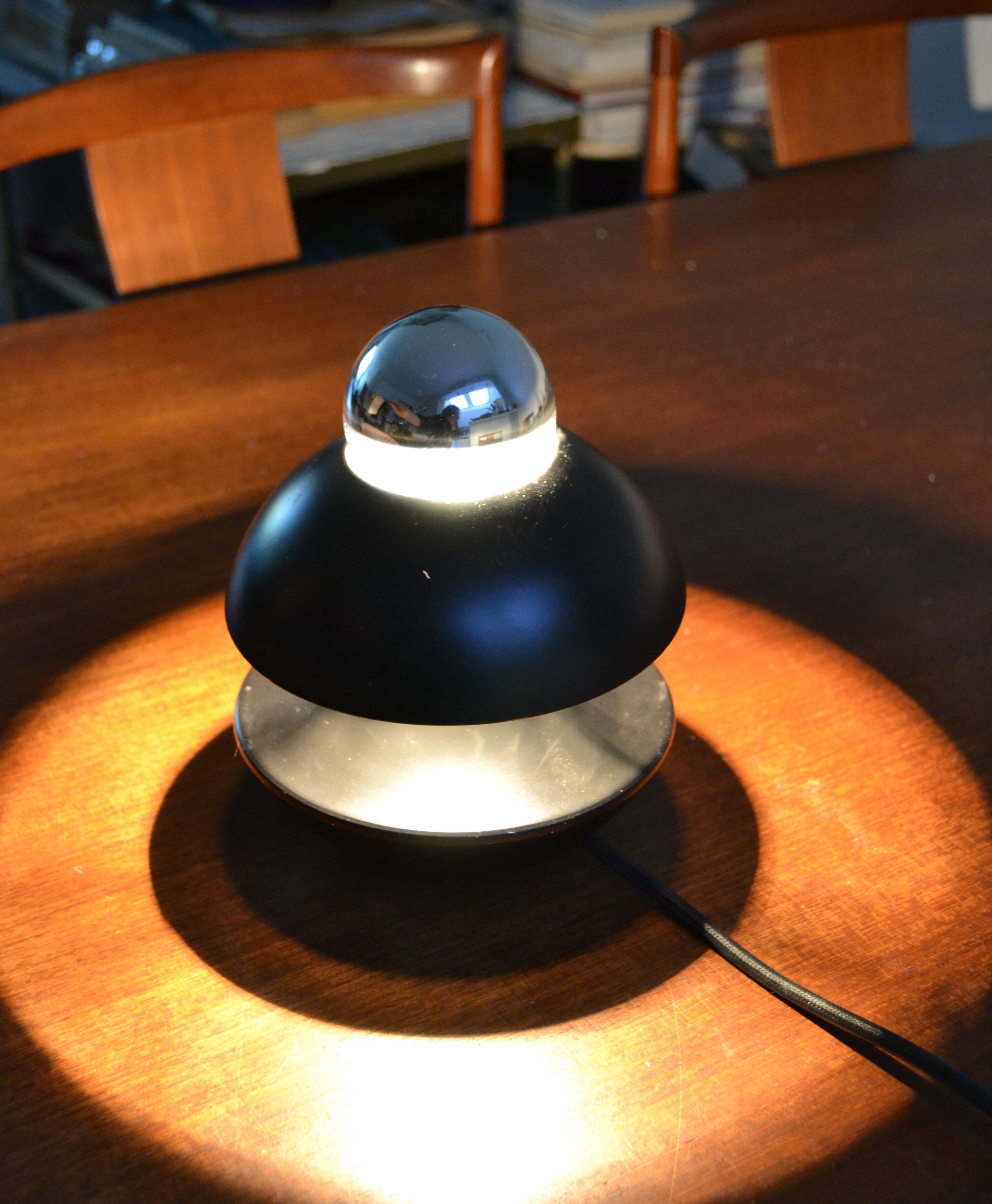 70s modernist lamp Klaus Hampel by Kaiser Leuchten