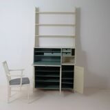 Library Secretary with its “Vardags” armchair by Carl Malmsten, Sweden 1960s