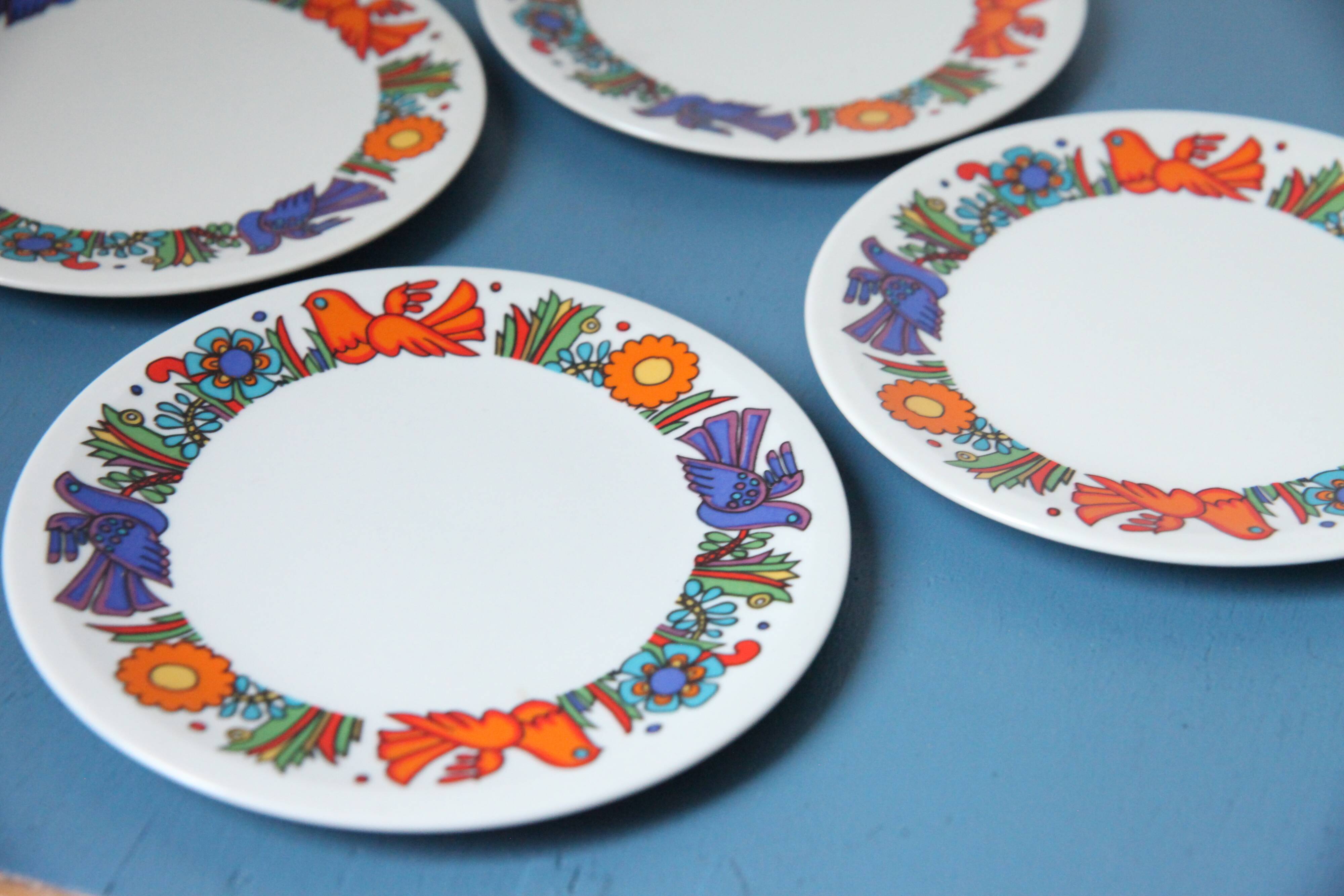 Acapulco dessert plates, Maison Villeroy - Boch
