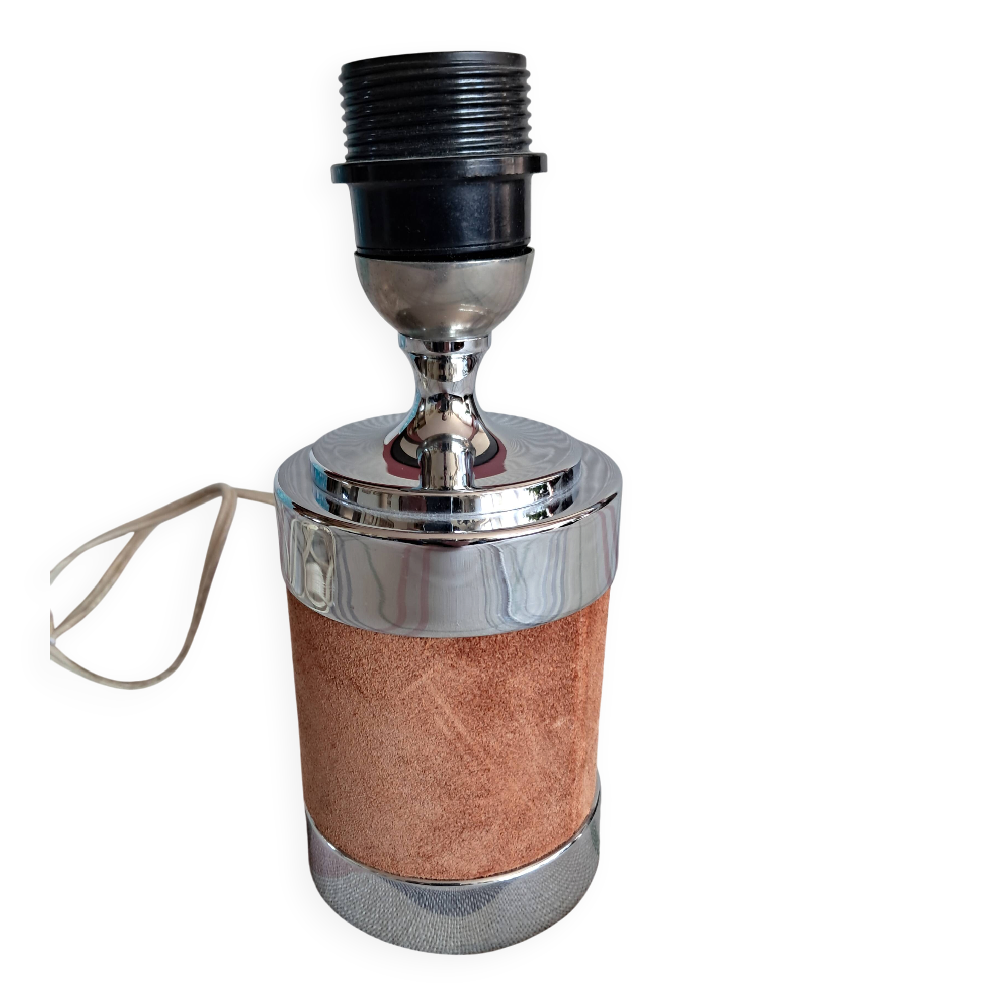 Vintage silver-plated lamp base