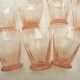 Set de 11 verres gobelets art déco