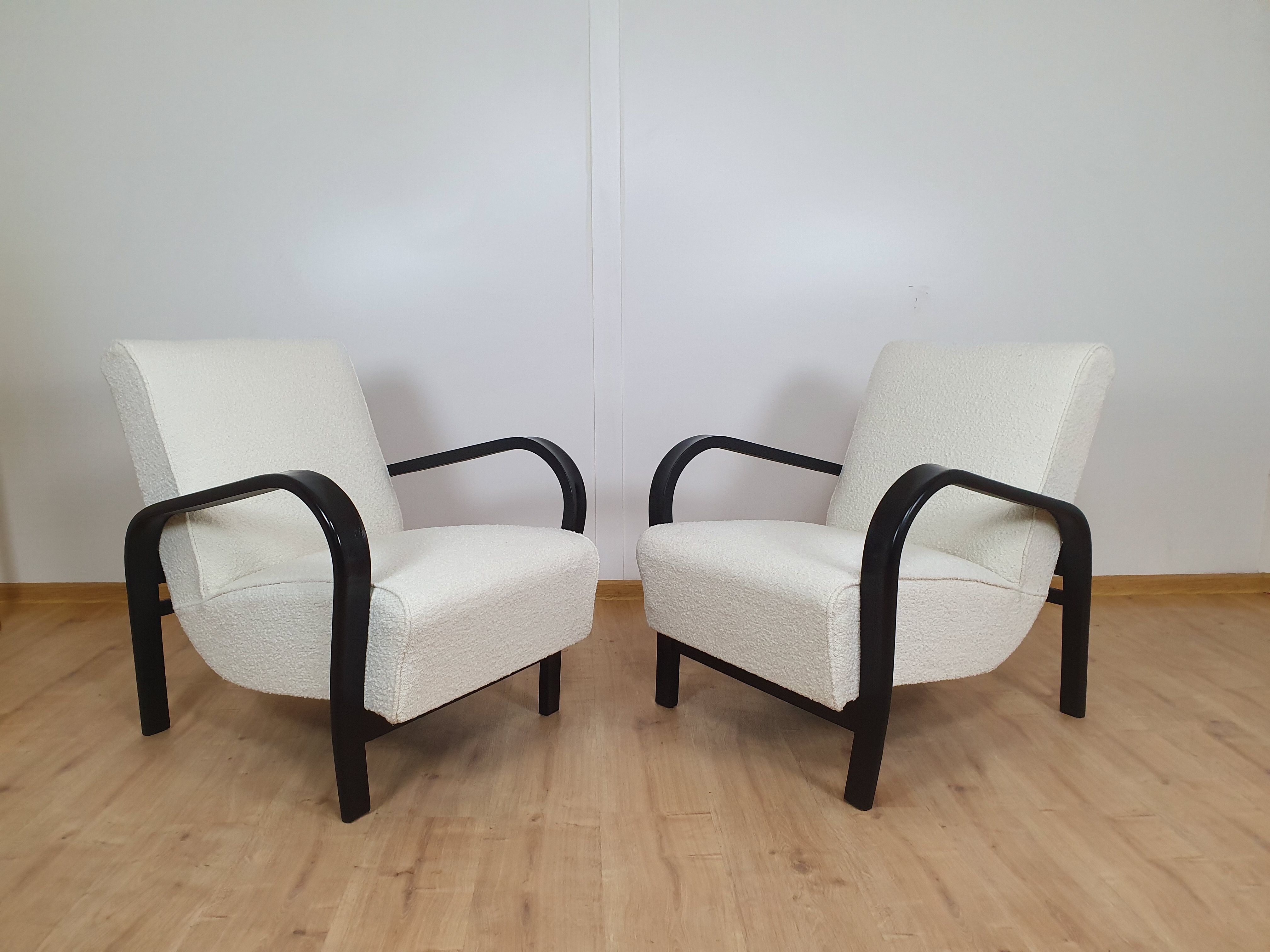 Pair of restored armchairs by K.Kozelka & A.Kropacek