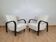Paire de fauteuils restaurés par K.Kozelka & A.Kropacek