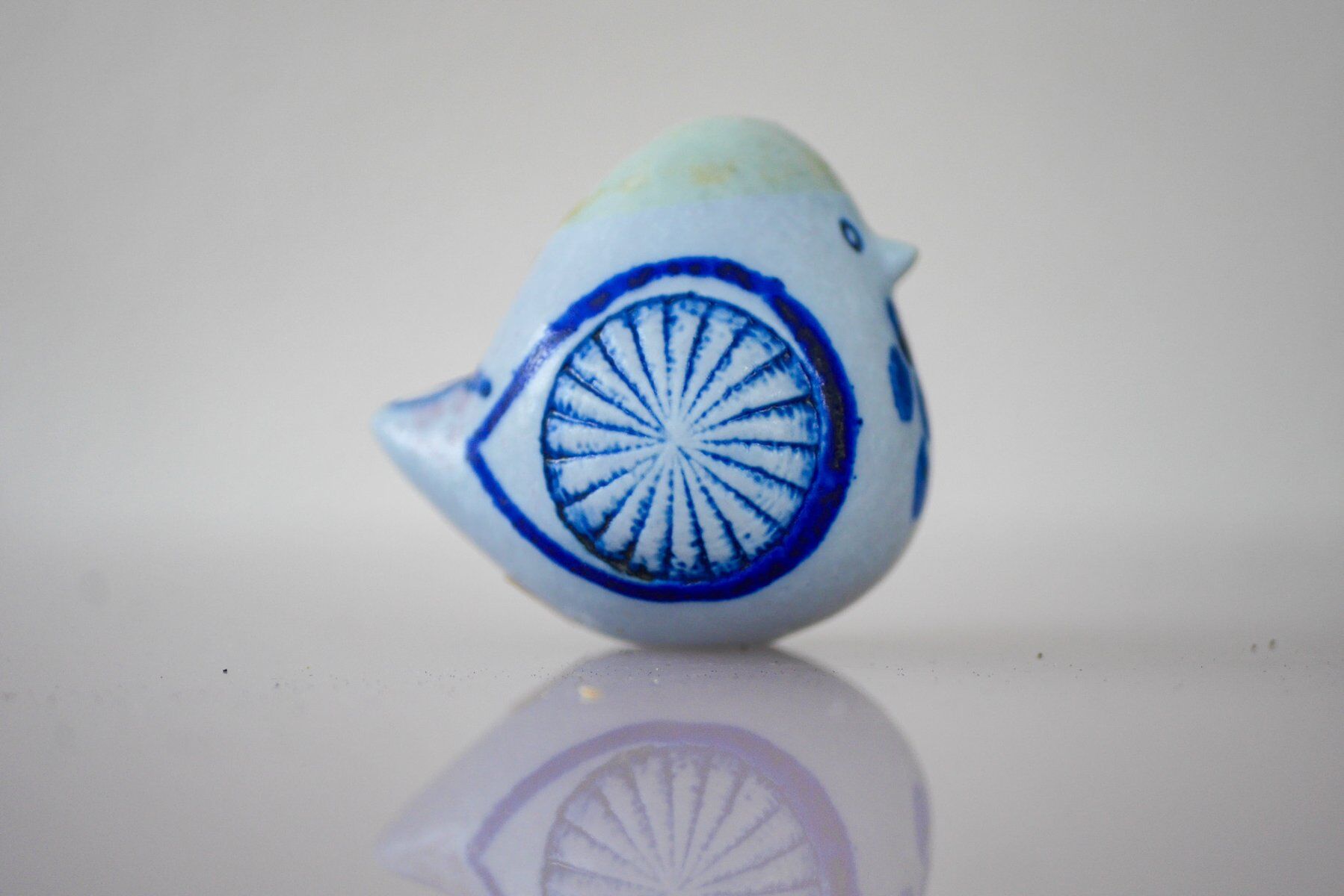 Figurine d'oiseau par Lisa Larson, Suède, 1964