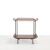 Plywood tea trolley by Franco Campo and Carlo Graffi for Stilcasa