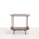 Plywood tea trolley by Franco Campo and Carlo Graffi for Stilcasa