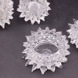 Set of 3 Ercole Barovier Rostrato Murano Italian Glass Vase for Barovier &