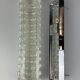 60s 70s wall lamp Limburg Germany Wall Sconce Ice Glass Chrome Space Age