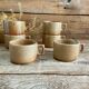 6 tasses en grès de Brenne France