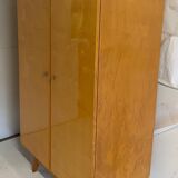 Vintage wardrobe with compass feet