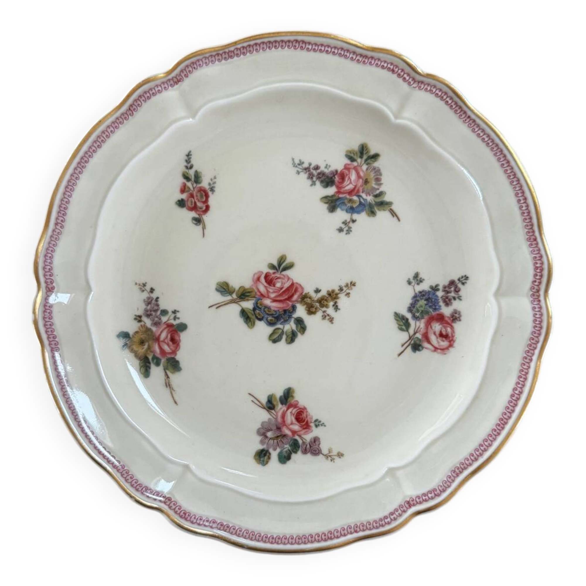 Bernardaud porcelain dessert plates