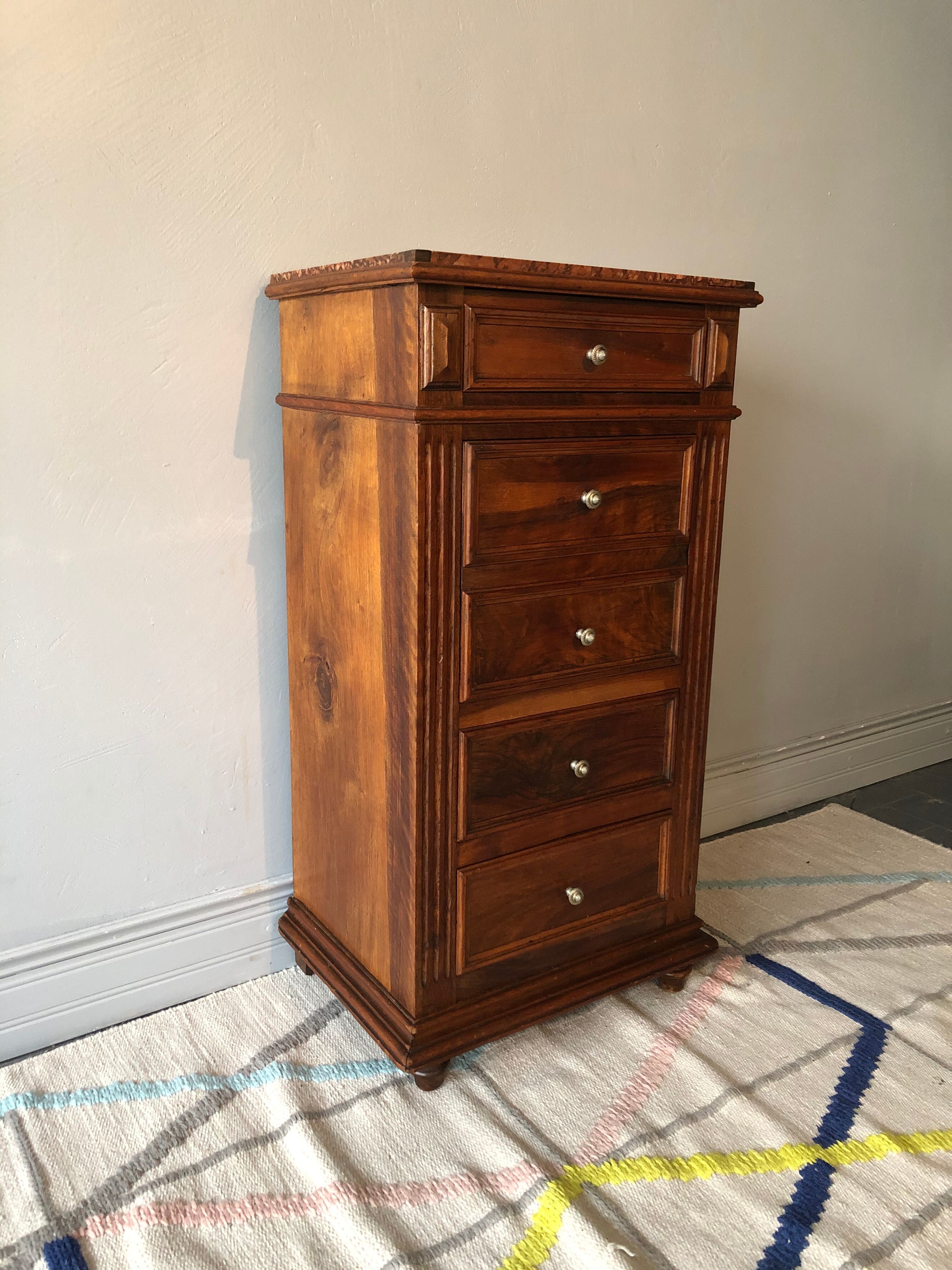 Old bedside table